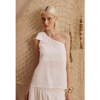 Blusa Um Ombro Só Amarração