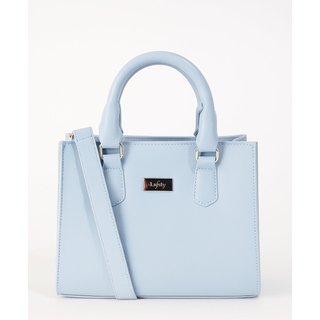 Bolsa Tiracolo Estruturada Cor Azul BB Modelo Lady Marca Lefity