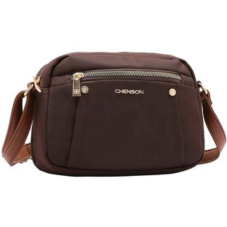 Bolsa Feminina Chenson Microfiber Café 3184585