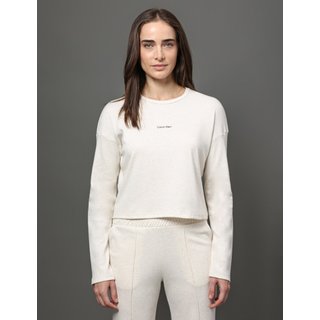Blusão Feminino Linen Lounge Calvin Klein Underwear - Off White Calvin Klein Jeans