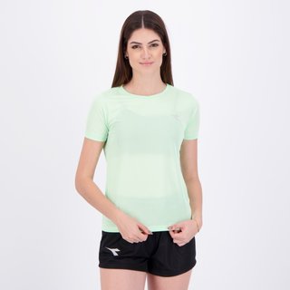 Camiseta Diadora Logo Feminina Verde