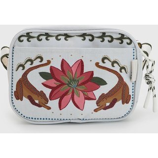 Bolsa Feminina Farm Chamego Amazon Floral Branca