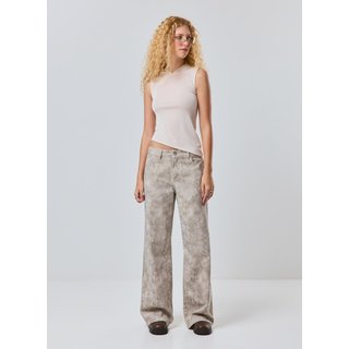 Calça Cintura Baixa Com Strass