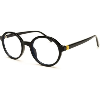 Óculos Redondo Modelo Virginia Bet Preto Premium Marrom