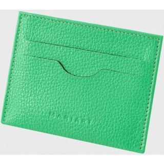 Porta Cartão de Couro Mariart Zircônio Green