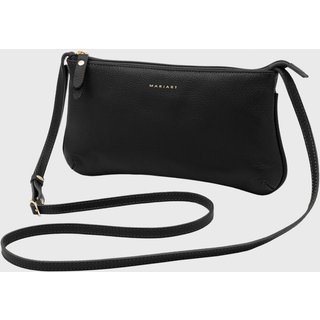 Bolsa Transversal de Couro Mariart Caipirinha Preta