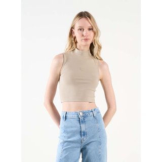 Blusa Canelada Colcci CLC Bege Paper