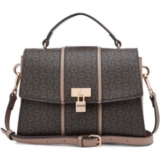Bolsa Guess Emberly Top Handle Crossbody Bege