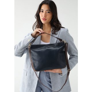 Bolsa SN Couros Flórida Azul/Marrom
