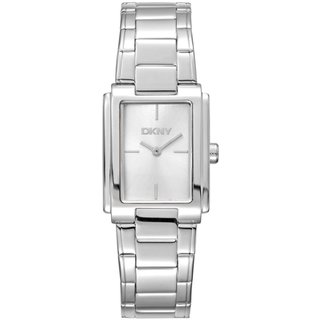 Relógio Feminino Quadrado DKNY Nolita Prata Donna Karan