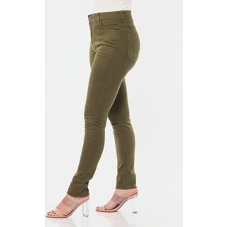 Calça Sarja Skinny Cintura Alta Conforto 7897 Verde