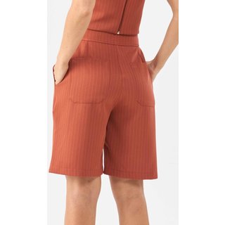 Bermuda PKS Alfaiataria Risca Giz Terracota