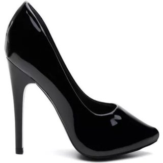 Sapato Scarpin Juthá Salto Alto Preto