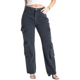 Calça Jeans Sawary Reta Petit - 280856 - Preto - Sawary