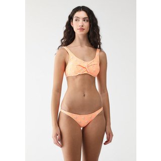 Conjunto Biquíni Agua Doce Biquíni Estampado Laranja