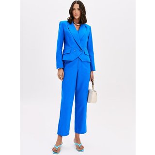 Blazer Slim Transpassado Com Botões Lança Perfume