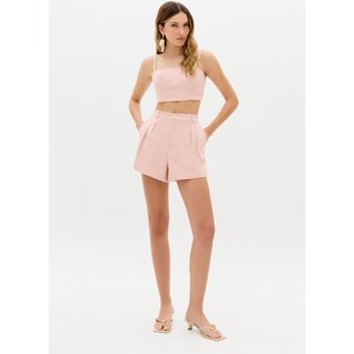 Short Alfaiataria Com Cintura Média Lança Perfume