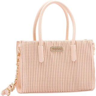 Bolsa Feminina Chenson Textura Soft Rosa 3484740
