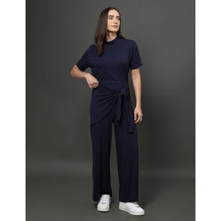 Calça Feminina Malha Com Amarração Calvin Klein - Marinho Calvin Klein Jeans