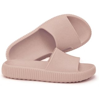 Chinelo Slide Nuvem Confortável Anatômico Super Leve Nude