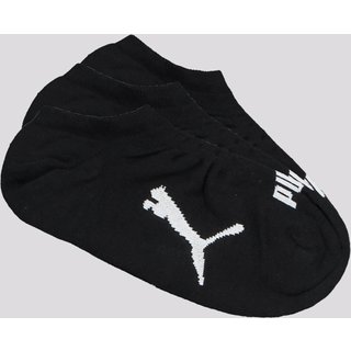 Kit Meia Puma Sapatilha 3 Pares Feminina Preta