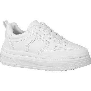 Tênis Feminino GiGiL Casual Street Style Solado Robusto Recorte Confortável Branco