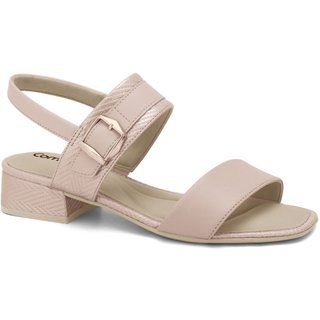 Sandália Feminina Rosa Elástico Comfortflex 2555303-1