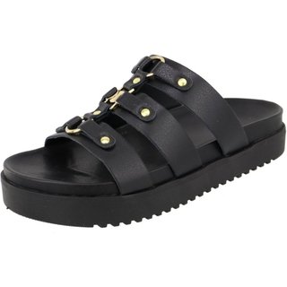 Papete Plataforma FlatForm Tiras Macia Confort Lançamento Verão Agnes Veronez Preto