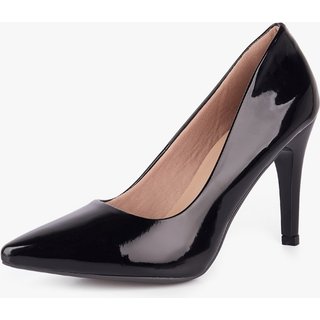 Scarpin Feminino Takata Salto Fino Alto Médio Preto
