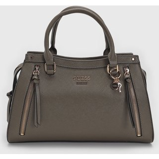 Bolsa Feminina Guess Grande Texturizada Verde Oliva