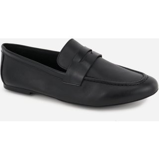 Loafer Couro Maria Paula Feminino Casual Preto
