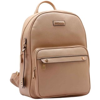 Mochila Feminina Chenson Original Detalhe Chic Costas Bege 8484983