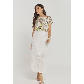 Blusa Rudély Viscose Bege