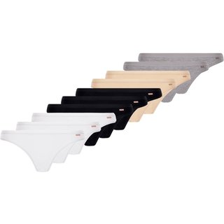 Kit com 10 Calcinhas Tanga Loba 40354-001 Cinza