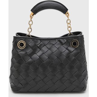 Bolsa Feminina Arezzo Trançada Preta