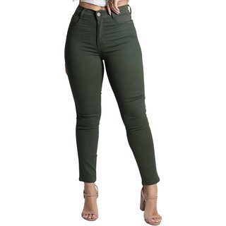 Calça Sarja Sawary Skinny - 277068 - Verde - Sawary