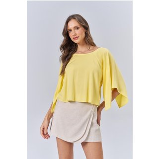 Blusa Manga 3/4 Feminina Acostamento