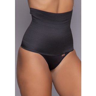Calcinha Cinta Modeladora Serra E Mar Modas Compressão Redutora 25 cm Preto