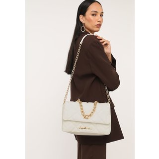 Bolsa Luiza Barcelos Corrente Off-White