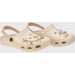 Sandália Babuche Feminino com Pingentes OffWhite tep