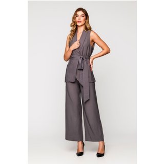 Calça Lemmut Cintura Alta Cinza
