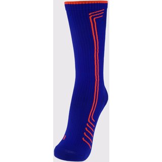 Meia Lupo Sport Roma Running Cano Alto Feminina Anil