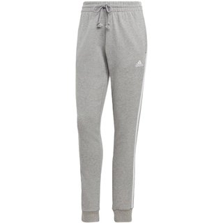 Calça Moletinho Essentials 3-Stripes adidas Sportswear Cinza