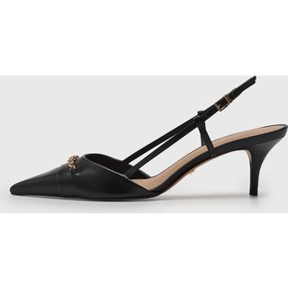 Scarpin Feminino Arezzo Detalhe Corrente Preto