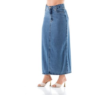 Saia Jeans Feminina Arauto Maxi Longa