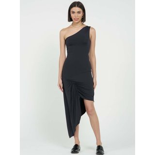Vestido Small Assimétrico Colcci CLC Preto