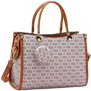 Bolsa Feminina Chenson Monograma Elegance 3485410 Bege