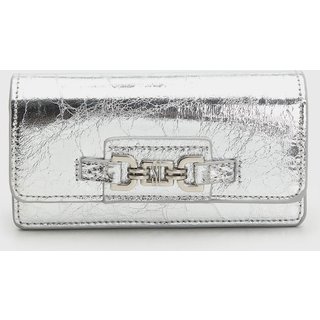 Bolsa Pequena Feminina Santa Lolla Metalizada Prata