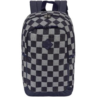 Infantil - Mochila Sestini Magic - Jeans Xadrez Azul Azul