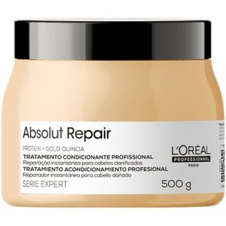 L'Oréal Professionnel Serie Expert Absolut Repair Gold Quinoa Protein - Máscara Capilar 500g